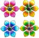 Windvogel Trading B.V. Décoration murale de fleurs en métal pour extérieur (lot de 4)