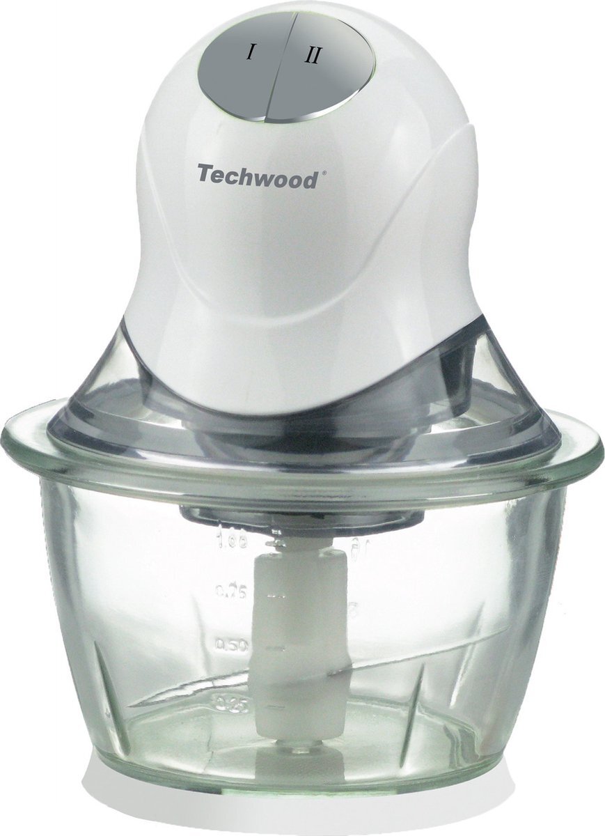 Techwood THA082 - Hakmolen - Mini Chopper - 600 ml wit