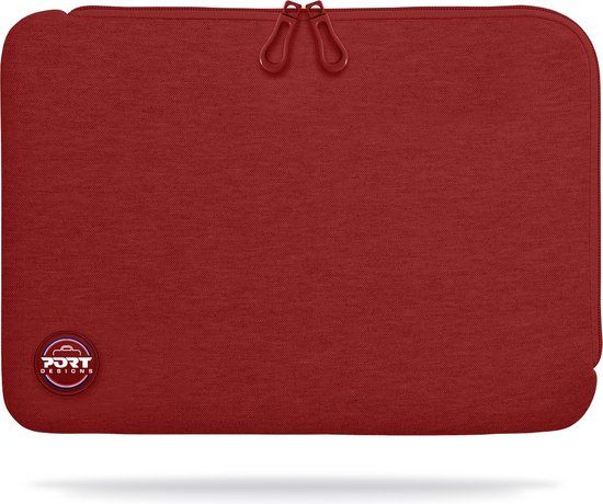 PORT Designs Torino II - Laptophoes - 13 tot 14 inch - Katoen - Neopreen - Rood