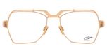 Cazal Lunettes De Vue Unisexe Doré Géométrique 54mm