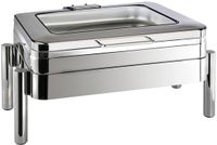 APS Chafing Dish GN 1/1 Premium - RVS buffetwarmer met waterbak - 66 x 48 x 33 cm
