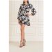 GUESS Marciano By Sunburst Robe évasée Imprimé Noir