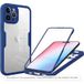 Techsuit Hoesje geschikt voor Xiaomi Redmi 15C / Xiaomi Poco C85 - ColorVerse 360 Case met Screenprotector - Blauw
