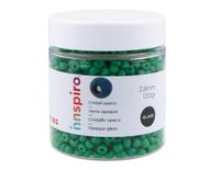 INNSPIRO Ronde rotstuin van glas, ondoorzichtig, groen, 3,8 mm. 6/0 120 g