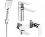 Mexen Zero R62 set de bain, chrome