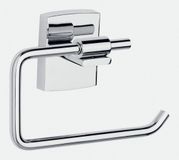 tesa toiletrolhouder Klaam verchroomd badkamer zelfklevend zonder boren