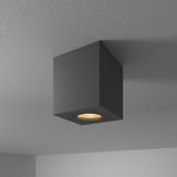 HOFTRONIC Gibbon - LED Opbouwspot - Vierkant - GU10 - 2700K - Zwart