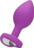 OUCH!Shots - Ouch! Shots Diamond Heart Butt Plug - Regular - Purple