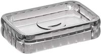 Gedy Glady zeepbakje, thermoplastisch hars, antraciet, 8 x 12,5 x 2,5