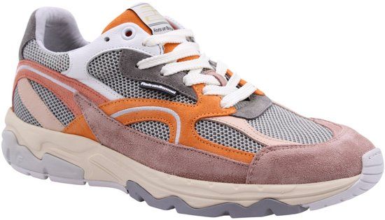 Floris van Bommel De Rezer 01.05 suède sneakers oranje