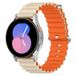 Ocean Style bandje - Beige / oranje - Samsung Galaxy watch 7 / Galaxy Watch FE - 40mm & 44mm