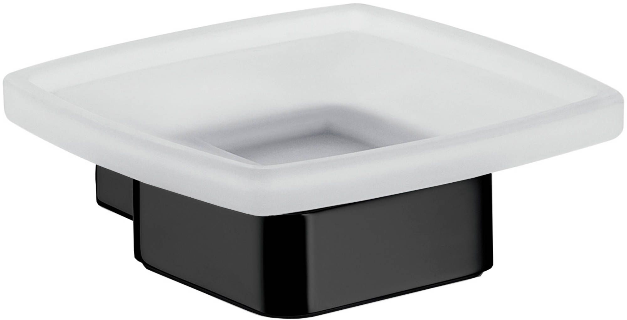 Emco Loft Zeephouder Zwart - 12 x 12 x 4 cm