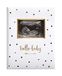 Pearhead Hello Baby Baby Memory Book, Milestone Journal, New Mum Gift, Pasgeboren Baby, doordachte aandenken voor doop of doop, zwart-wit stippen, UK Engelse versie