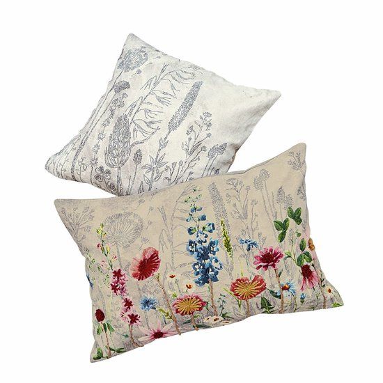 LOBERON Kussenhoes set van 2 Eleonoire bont