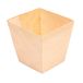 50 Huismerk 50 stuks - mini-bladhouder van grenenhout, 4,5 x 4,5 x 4,5 cm, natuurlijk hout