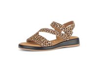 GABOR Sandaal camel / donkerbeige / zwart
