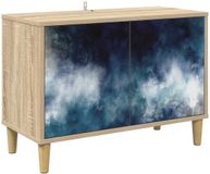 vidaXL Tv-meubel RAALTE 69 x 33 x 50 cm Sonoma Bewerkt hout