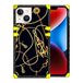 Voor Golden Anchor Voor iPhone 14 Plus Square Edge Phone Case