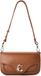 COCCINELLE Leren schoudertas C-Me Handbag Grainy Leather Cognac bruine