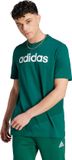 adidas Sportswear Essentials Single Jersey Linear Geborduurd Logo T-shirt Heren Groen XS