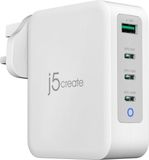 j5create 130 W GaN USB-C 4-poorts oplader