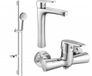 Mexen Kama DS75 doucheset, chroom