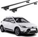 Omac Barres De Toit Aluminium Certifiées Tüv Pour Hyundai I20 Active 2016-2020 – Pour Rails De Toit Standards – Rainure En T – Charge Max 90 Kg – 2 Antivols Noir