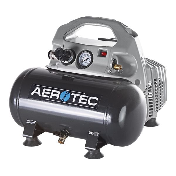AeroTEC Silent Air Compressor - 6L Tank - 8 Bar - 70 l/min - 300W