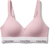 Calvin Klein Underwear Bralette Katoen Modal Lichtroze/Wit Maat S