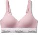 Calvin Klein Underwear Bralette Katoen Modal Lichtroze/Wit Maat S
