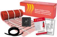 Rosani by MAGNUM Mat elektrische vloerverwarming Set - 150 Watt - 1 m2 - met Wifi thermostaat zwart
