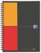 Oxford 100103165 bloc-notes & cahier A5 80 feuilles Gris, Orange, Rouge