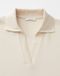 Opus Sweatshirt Gyha Vrouwen Lange Mouw Polokraag Effen Katoen/Elastaan Natural Glaze Maat 42
