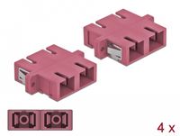 DeLOCK 85998 Connecteur fibre optique SC Femelle/Femelle