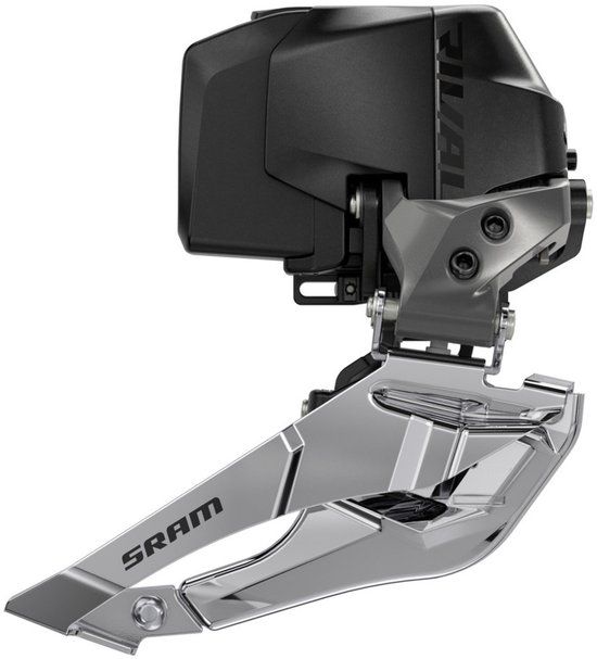 RIVAL SRAM Rival eTap AXS D1 Front Derailleur - 2-Speed - Braze-On - Silver/Black