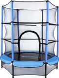 HyperMotion Trampoline 140 cm met Veiligheidsnet en Ladder - Blauw