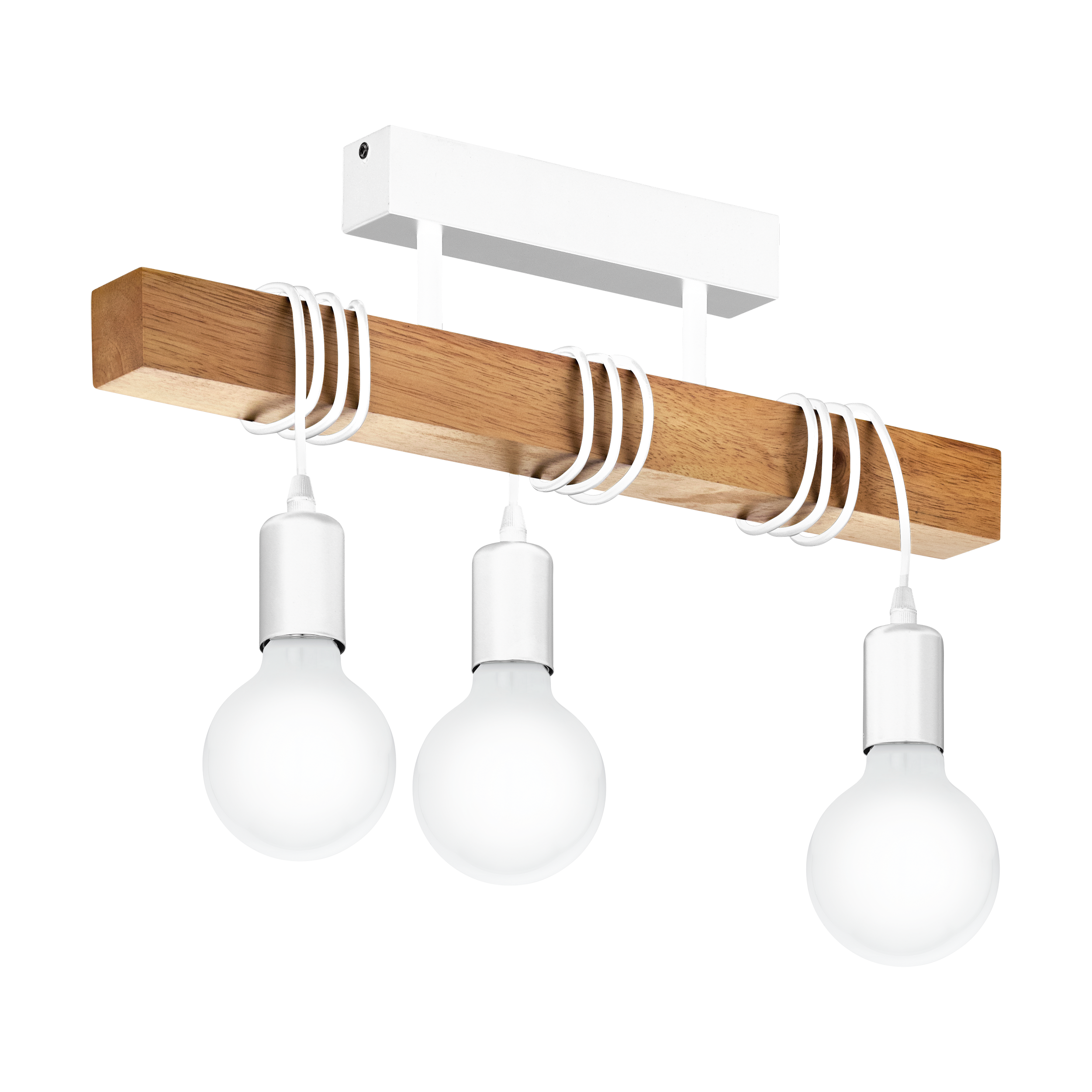 EGLO Townshend Hanglamp - Wit - Staal - E27