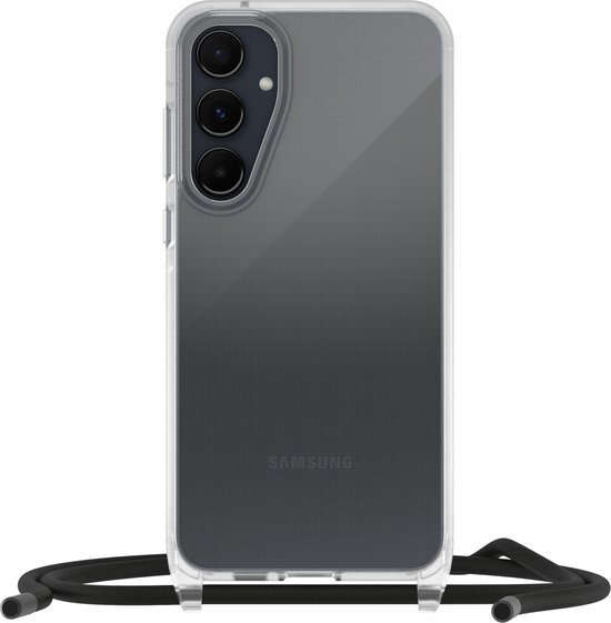 OtterBox React Necklace - Geschikt voor Samsung Galaxy A55 - Hoesje met Koord - Transparant