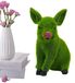 Statue de jardin décorations animales floquées pour l'extérieur