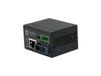 LevelOne RJ45 to SC Fast Ethernet Industrial Media Converter, Single-Mode Fiber, 30km, -40°C to 75°C