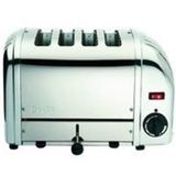 Dualit Vario 40365 - Broodrooster - elektrisch - 4 plak - gepolijst