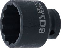 BGS technic BGS Kracht Dopsleuteldop twaalfkant - 1/2 - 34 mm