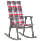 VidaXL Tuinstoel Terras Gecapitonneerde zitting Acaciahout