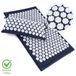 MindBaas - Tapis d'acupression - Tapis d'acupression Deluxe Set - Bleu foncé - 74 x 44 cm