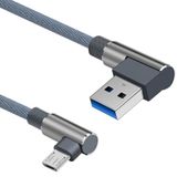 Allteq ALTQ-UM-1000-G-0.5 USB-kabel USB 2.0 0,5 m USB A Micro-USB B 5 Gbit/s Grijs