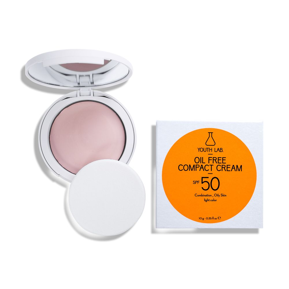 Youth Lab Oil Free Compact Cream SPF 50 - Lichte Kleur - 10ml