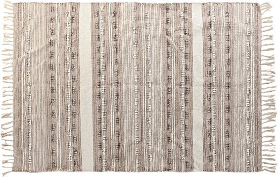 Tapijt DKD Home Decor Franjes Boho Polyester Katoen (120 x 180 cm)