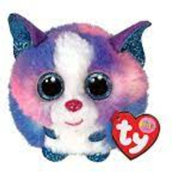 Ty - Knuffel - Teeny Puffies - Cleo Husky - 10cm