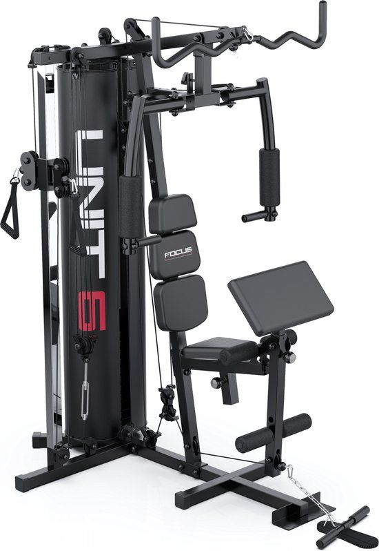 Focus Fitness Unit 6 Home Gym - Black