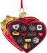 Kurt S. Adler Glas NG boîte en forme de cœur en chocolat 7,5 cm orna...